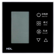 Сенсорный термостат с экраном DLP (без шинного соединителя HDL-MPLPI.48-A)