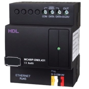 HDL-MC48IP-DMX.431, 48-канальный DMX контроллер сцен с Ethernet портом
