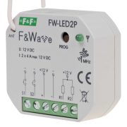 F&F FW-LED2P  Двухканальный диммер-реле, для LED ламп и LED лент
