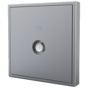 Телевизионная TV-F-Type розетка (BBTV) серии Tile, пластик (без рамки)
