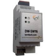 DW-SW16,  15-канальный модуль входов. Подключение до 15 сухих контактов (сенсоров, выключателей), или до 8 клавишных выключателей с 3V светодиодным индикатором