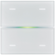 Cенсорный KNX выключатель, двойное стекло,  4 канала, RGB, 9025