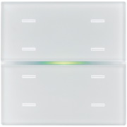 Сенсорный KNX выключатель, двойное стекло,  8 каналов, RGB, 9025