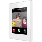 Z41COM-WP,  цветная емкостная сенсорная панель с видеодомофоном, белая