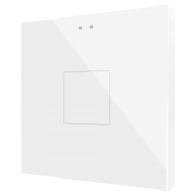Flat, Емкостный сенсорный выключатель с подсветкой, 1 кнопка, белый