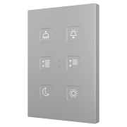 Tecla XL, ёмкостный сенсорный выключатель с подсветкой, 6 кнопок,  custom