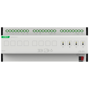 Диммер 4 канала KNX макс нагрузка 300W на канал, контроль фазы, SCR dimming на на DIN-рейку
