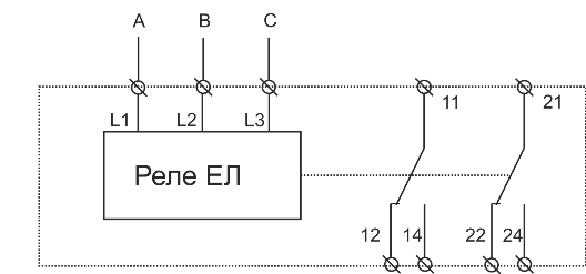 Схема подключения ЕЛ-11М-22